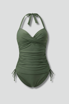 Tankini Set | Halter Neck Swimwear-Women Swimsuit-Lightsnest