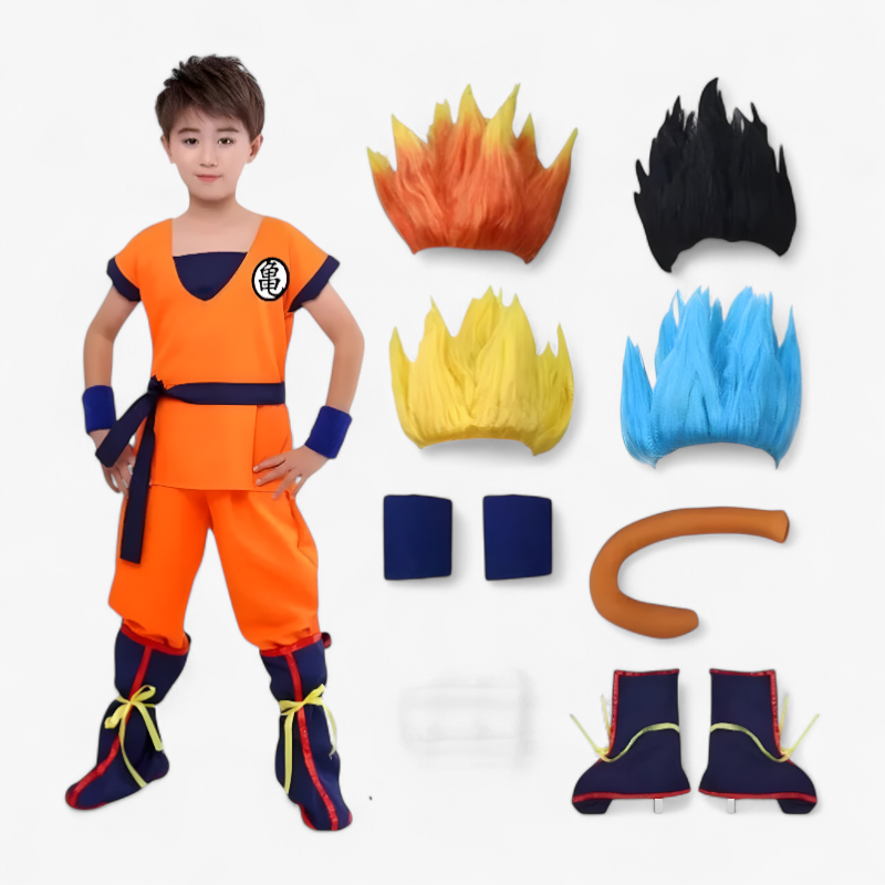 Anime Costume | Kids Warrior Costume Set 