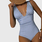 Women Swimsuit | V-Neck One Piece Swimwear-Women Swimsuit-Lightsnest