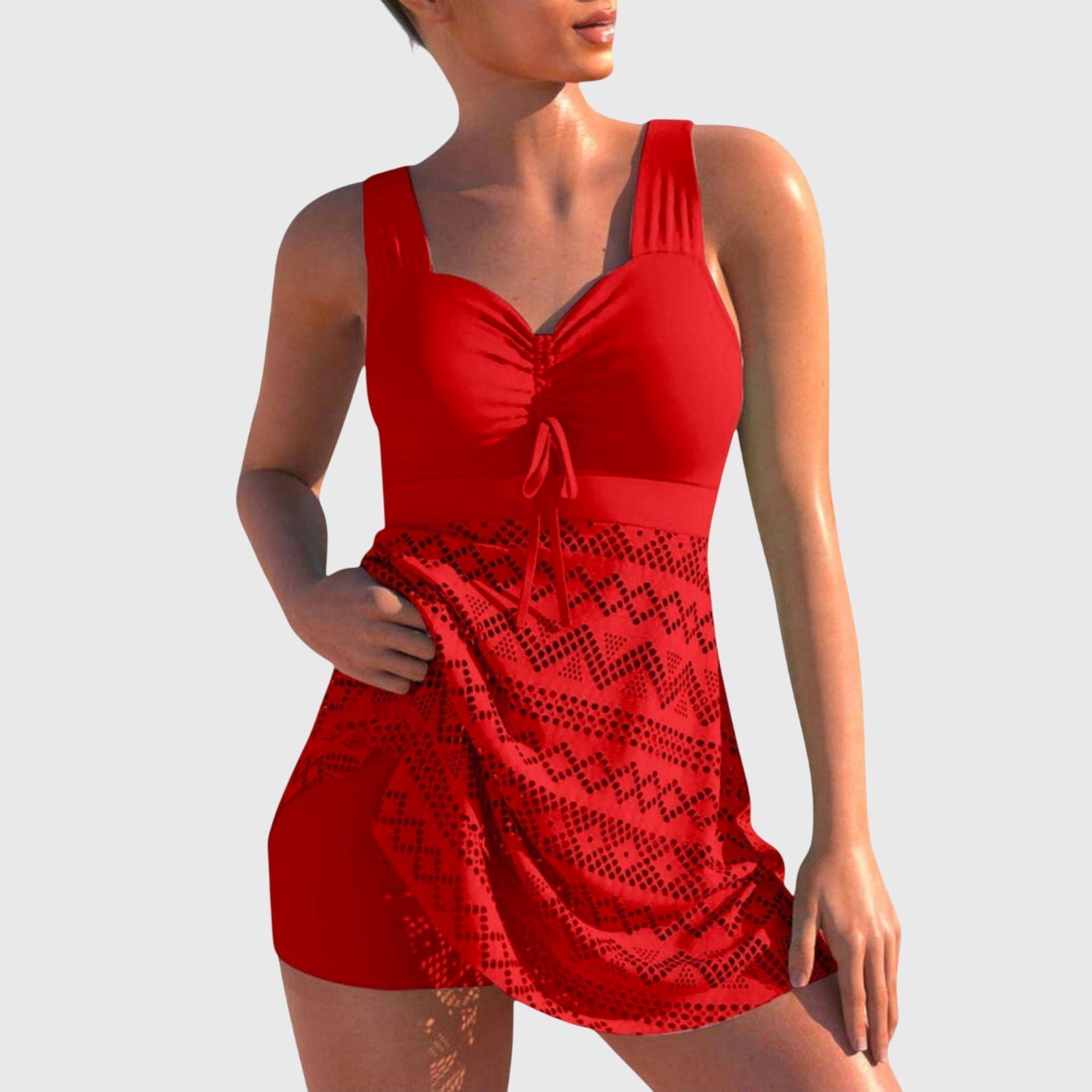 Women Swimsuit | Ladies Modest Swim Dress-Women Swimsuit-Lightsnest