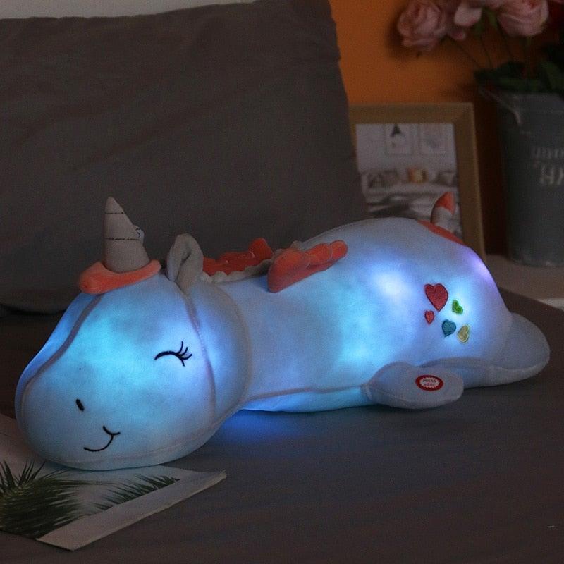 Unicorn Night Light | Unicorn Plush Toy-Toy-Lightsnest