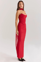 Women Dress | Fitted Maxi Dress-Women Dress-Lightsnest