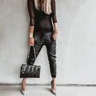 Ladies Joggers | Skinny Joggers-Women Pants-Lightsnest