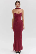 Women Dress | Fitted Maxi Dress-Women Dress-Lightsnest