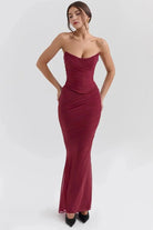 Women Dress | Fitted Maxi Dress-Women Dress-Lightsnest