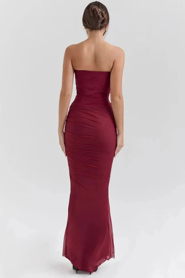 Women Dress | Fitted Maxi Dress-Women Dress-Lightsnest