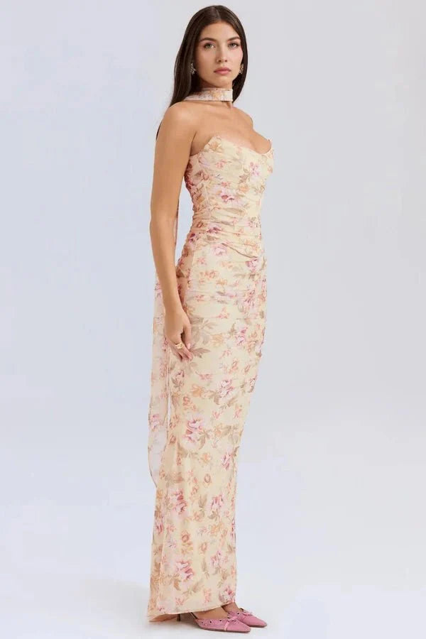 Women Dress | Fitted Maxi Dress-Women Dress-Lightsnest