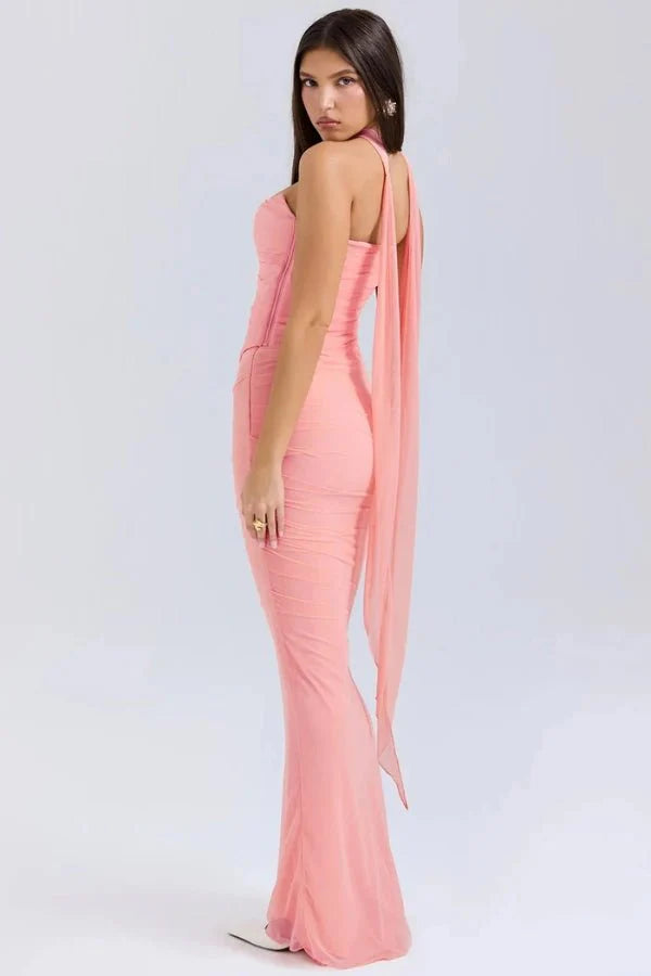 Women Dress | Fitted Maxi Dress-Women Dress-Lightsnest