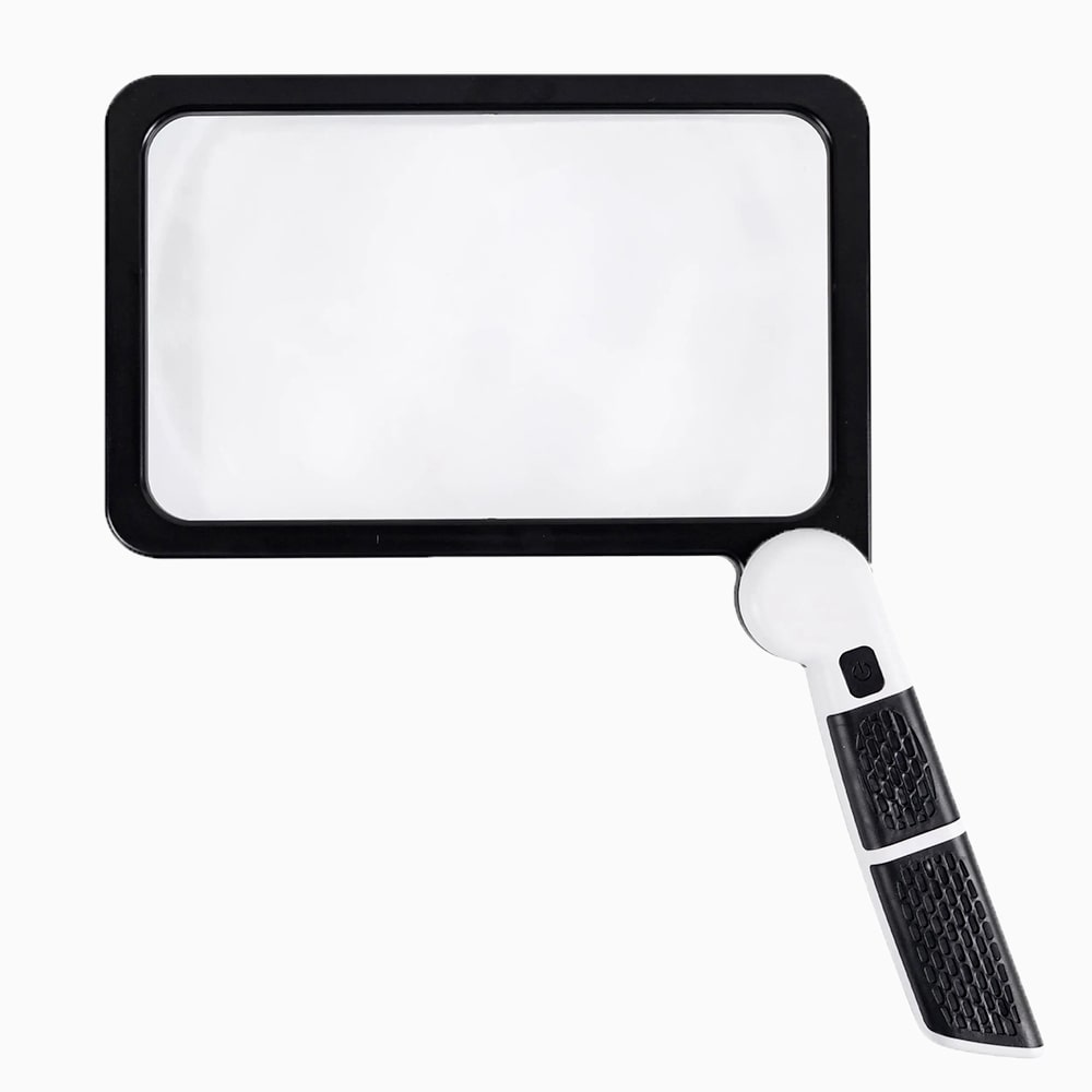 Handheld Magnifying Glass | Reading Light-Magnifier-Lightsnest