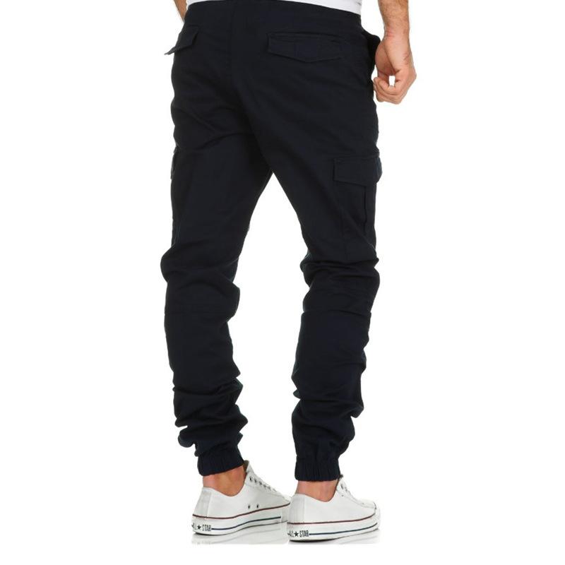Men's Relaxed Fit Cargo Trousers - Elasticated Waist