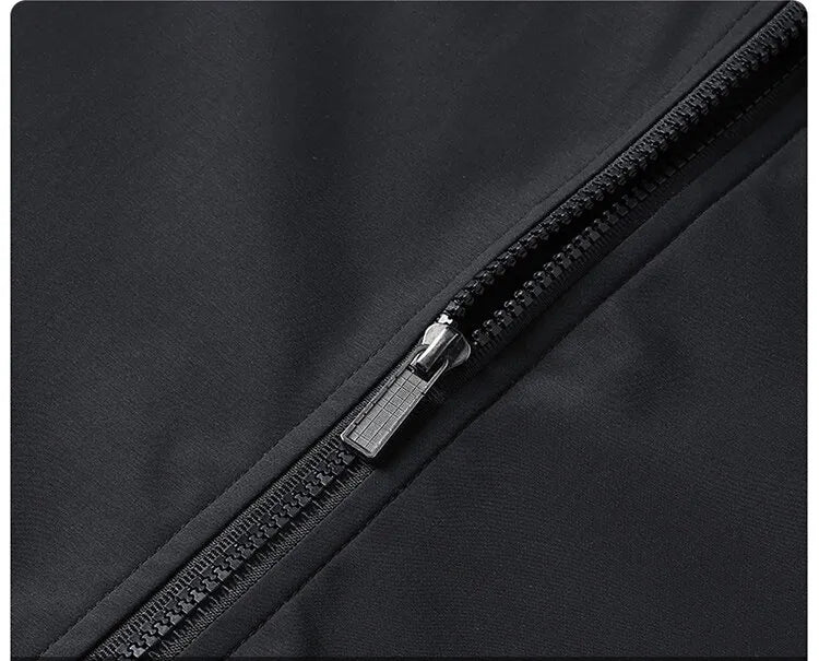 Men's Waterproof Winter Jacket - Quilted Lining & Stand Collar