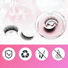 False Eyelashes | Glue On Fake Eyelashes-Fake Eyelashes-Lightsnest