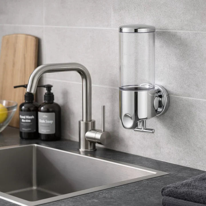 Wall Mounted Soap Dispenser | Bathroom Kitchen Dispenser-Soap Dispenser-Lightsnest