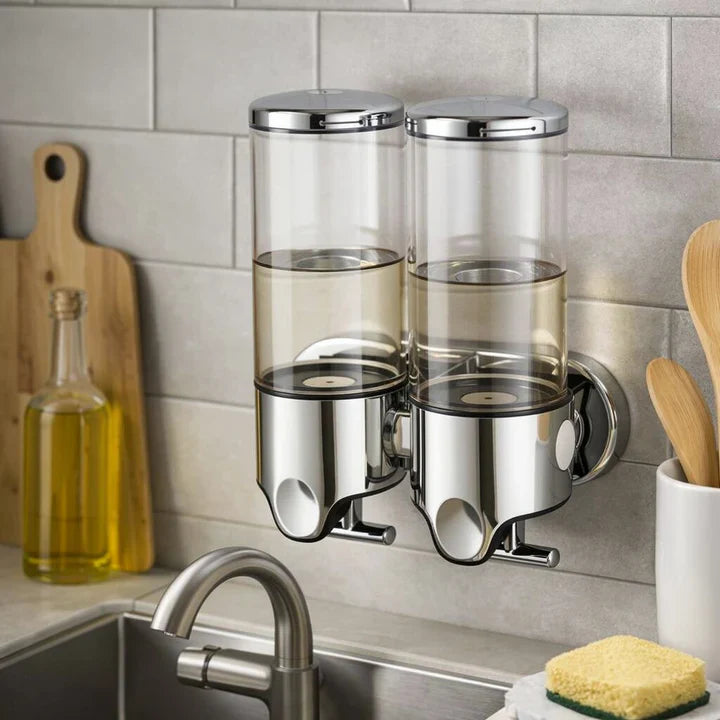 Wall Mounted Soap Dispenser | Bathroom Kitchen Dispenser-Soap Dispenser-Lightsnest