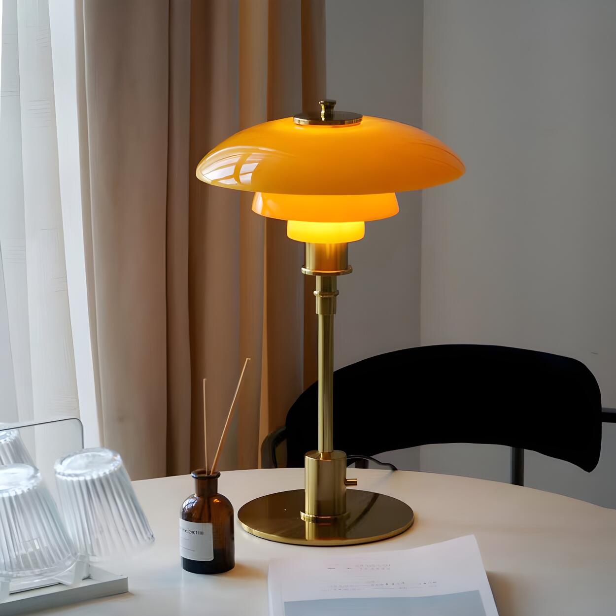 Table Lamp | Multi Layered Glass-Table Lamp-Lightsnest