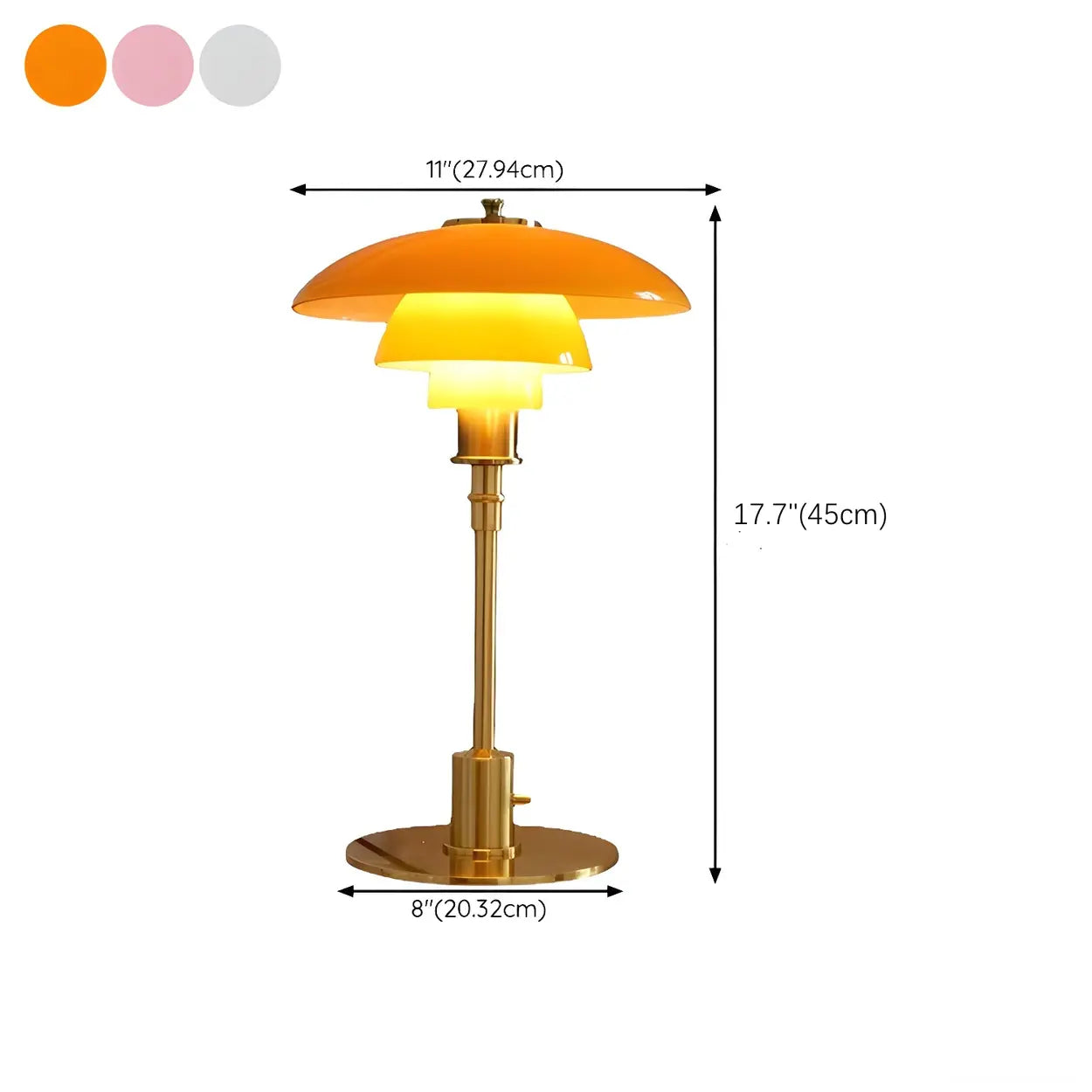 Table Lamp | Multi Layered Glass-Table Lamp-Lightsnest