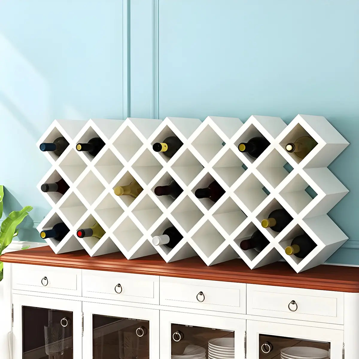 Stackable Wine Rack | Tabletop Bottle Storage-Wine Rack-Lightsnest